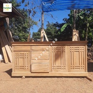 Teak Wood Kitchen Cabinets size 50x200x90 cm no color