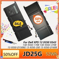 JD25G Laptop Battery for Dell XPS 13 13D 9343 9350 13D-9343 Series P54G 5K9CP 05K9CP JHXPY RWTIR 0N7