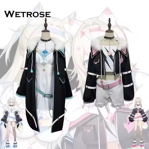 【Wetrose】In Stock Fuwawa Mococo Abyssgard Cosplay Costume fwmc Hololive EN Advent 3rd Generation Fuw