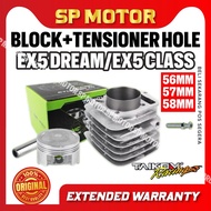 EX5 DREAM / EX5 CLASS PNP DREAM RACING BLOCK BLOK KGH PISTON WITH TENSIONER HOLE 56MM 57MM 58MM ORI 