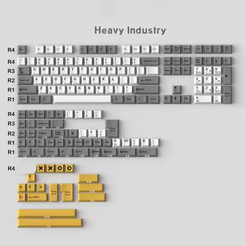Original keycap heavy industry game machine sonic opaque ABS two-color full set of mechanical keyboa
