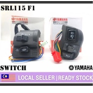 SRL115-FI HANDLE SWITCH DOUBLE SIGNAL+ON-OFF LAMPU SRL-115 /LAGENDA115 BUTTON SUIS KIRI KANAN DEPAN