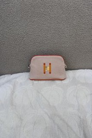 [Unused] Hermes Mini Bolide Crazy H Case Red