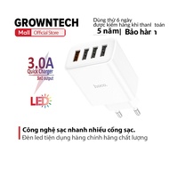 Củ sạc Hoco C102A QC 3.0A 4 cổng USB dòng 2023 hỗ trợ sạc nhanh được nhiều thiết bị