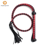 Horse Red Whip Horse Whip Riding Crop Equestrian Faux Leather Whip Horse Equipment Whip Training Hor