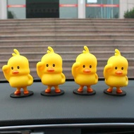 ✱Kepala Bergetar Vibrato Hiasan Kereta Bebek Kuning Kecil Lokomotif Motosikal Hiasan Kereta Aksesori