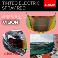 LS2 FF808 STREAM ll VISOR BLUE RED PURPLE PINLOCK