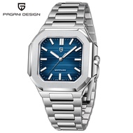 [Original] New Pagani Design Quartz Watch For Men Japan VH31 Sapphire Glass Square Mens Watches Orig