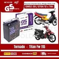 GOLD SPORTS GM5Z-3B 12 V 7AH Aki Full Kering Motor Suzuki Tarnado Titan FW 115 Accu Gel MF Battery F