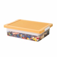 Building Block Bricks Storage Box with Game Cover,Double-Layer 30 Compartments Toys & Tool Accessori
