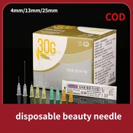COD 30G4mm  50pcs 100pcs Disposable Needle 30G13mm beauty needle Local delivery
