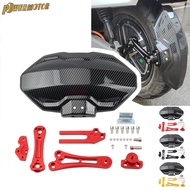 Motorcycle Rear Wheel Mudguard,CNC Carbon Fiber Rear Cover Back Mudguard Protector For Universal Hon