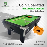 Donkeez Sports 7ft MDF POOL TABLE ( Coin Operated )