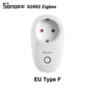 [Hot]SONOFF S26R2ZB ZigBee Socket Plugs Smart Home Plug 16A UK/ DE/ FR Voice Remote Control Switch W