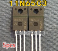 5pcs 11N65C3 SPA11N65C3 transistor welding TO-220F 650V 11A,guaranteed quality