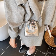 Women's Lipstick Bag Headphone Bag2025Crossbody Bag Waste Handbag Design silver mini Niche Bag Cute 