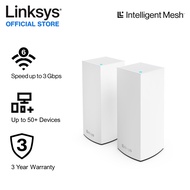 Linksys Atlas 6: AX3000 Dual Band Mesh WiFi 6 System (MX2002, 2 Pack), WiFi 6 Mesh Router