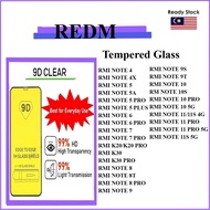 9D/5D HD CLEAR XIAOMI REDMI TEMPERED GLASS NOTE 11 PRO 5G 11S 10 PRO 10S 9S 9 8T 8 PRO 7 7PRO 6 6 PR