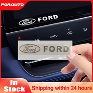 [Ready Stock] FORD Logo Creative Metal Decoration Waterproof Sticker for Ford Ranger T6 T9 Raptor Te