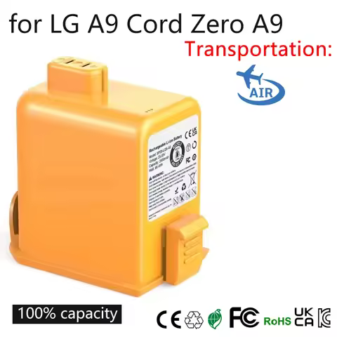 For LG Cordzero A9 Cordless Vacuum A9+ A9Plus A9M A9MASTER2X A9MULT12X A9PETNBED A9MULTI 25.2V EAC63