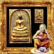 (SG555) Phra Somdej 崇迪佛牌之王 龙婆坤 Lp Koon Thai amulet Wat Banrai 2537 + Bonus