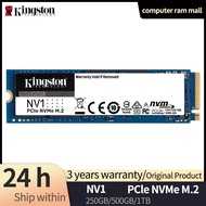 【Free shipping】Kingston NV1 NVMe PCIe Disco SSD 250GB 500GB 1TB Internal Solid State Drive Hard Disk