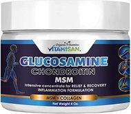 💖$1 Shop Coupon💖Organic Vitamins Vitamisan Glucosamine  chondroitin Cream with MSM  Arnica  Col