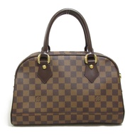 路易威登 Duomo 手提包 N60008 Damier 帆布棕色 Ebene 二手女士 LV