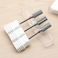 3/32 Inch Shank Nail Drill Bit Set (1/2/3 Pieces) - Barrel Efile Bits for Gel & Acrylic Removal, Man