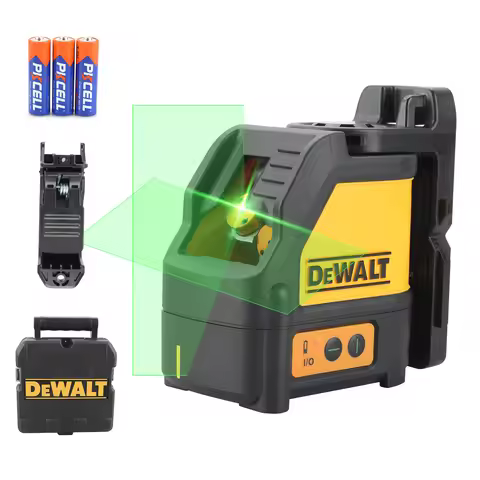 DEWALT DW088CG LaserLevel With Case30m Self-Leveling Cross Line Green Cross Line Lase Horizontal Ver