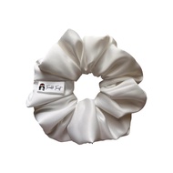 Lustrous Cloud Satin Scrunchie (14 cm +- 2 cm) | Dull Satin | Big Scrunchie | xxl scrunchie