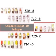 LED Meter Bulb T3 T5 T4.2 T4.7 B8.5D BA9S T10 COB SMD air-cond bulb interior bulb Wedge Instrument D