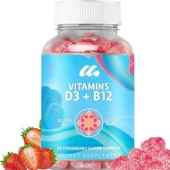 Vitamin D3 gummies contain B12 vitamin -60 capsules immune gummies contain vegetarian vitamins B12 a