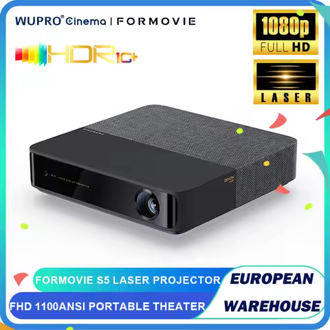 Formovie Fengmi S5 Laser Projector 1080P FHD MEMC 1100ANSI Lumens Netflix Portable Home Theater Outd