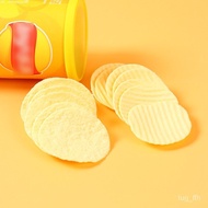 PVCSimulation Potato Chips Props Simulation Puffed Food Snacks Potato Chips Props1:1Fake Potato Chips Candy Toy Pendant