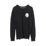 【二手】Chrome Hearts 長袖T卹，匕首圖案，背面印花，華夫格棉，男款，二手