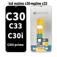 LCD REALME C30 REALME C33/ NARZO 50I/ FULLSET BLACK + TSPrime