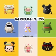 READY STOCK!For BAVIN BA19 TWS Casing Case Soft Silicone Earphone Case Cartoon Creative