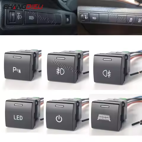 1Pc White LED Light For Toyota Camry V70 Rav4 Corolla Altis Prado LC150 2025 2026 Car Rear Fog Light