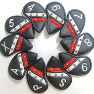 Cross-Border New Product Golf Unique Button Club Cover Leather Material Exquisite Embroidery Unisex 