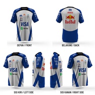 SAGALA - F1 VISA CASH APP RED BULL 2026 Men's T-shirt Jersey Short & Long Sleeve Adult & Children'sW