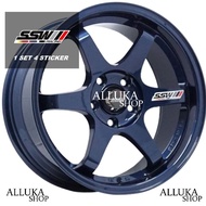 Car rim sticker. ssw rim sticker