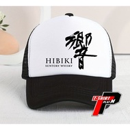 Hibiki Black White Baseball Cap
