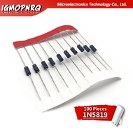 100PCS IN5819 DO-41 1A 40V SCHOTTKY DIODE 1N5819 DIP new original