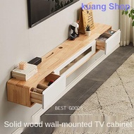 Solid wood TV cabinet, wall mounted TV cabinet，Small unit type 120 solid wood TV cabinet