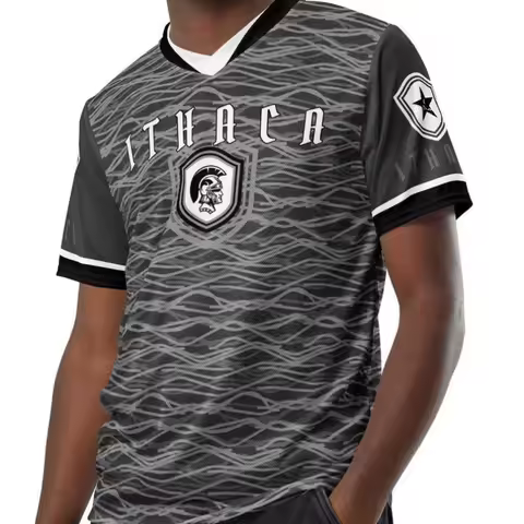 2026 Unisex The Odyssey King of Ithaca Odysseus #1 Sports Jersey ITHACA Spartan Warrior Emblem Short