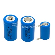 Hot-selling Fast Shipping Flat Head Pointed Head 14250 3.7V Rechargeable Lithium Battery 14250 3.6V 