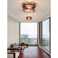 American Ceiling Lamp Outdoor Balcony Porch Country Retro Pastoral Foyer Bedroom Corridor Kitchen Ce