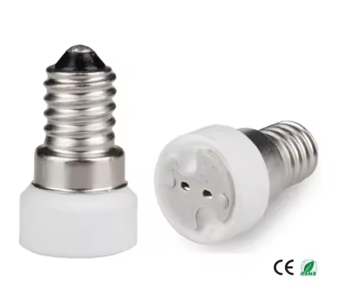 2pcs EU Candle Lamp Base E14 To MR16 GU5.3 G4 Halogen LED CFL Light Socket Adapter Lampholder Conver