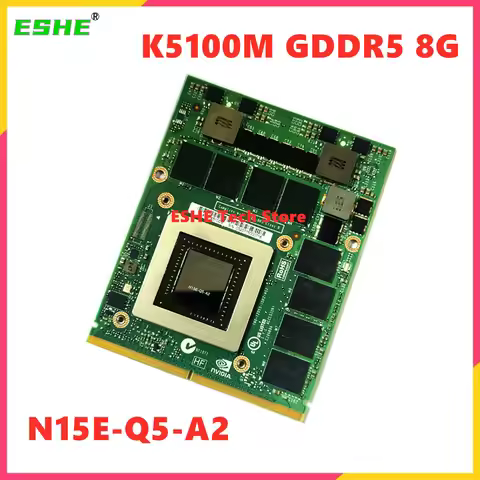 K5100 K5100M GDDR5 8GB Graphics card board N15E-Q5-A2 Graphics cardboard For Apple iMac A1312 DELL H
